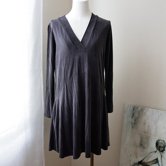 Anthropologie Dresses & Skirts - Anthropologie / Dolan Left Cost Cupro gray Swing dress size XS